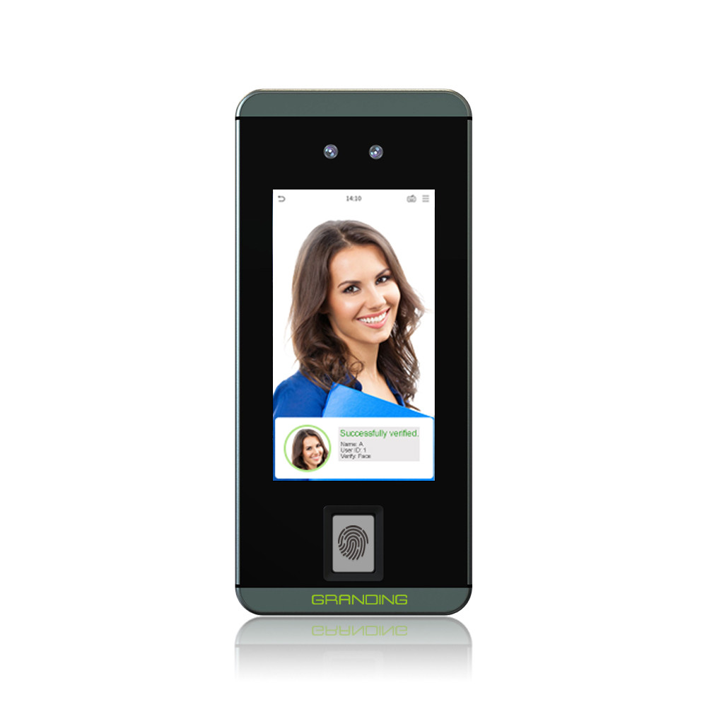 Linux-Based Visible Light 5inch Touch Screen Face Recognition Terminal With Palm Detector