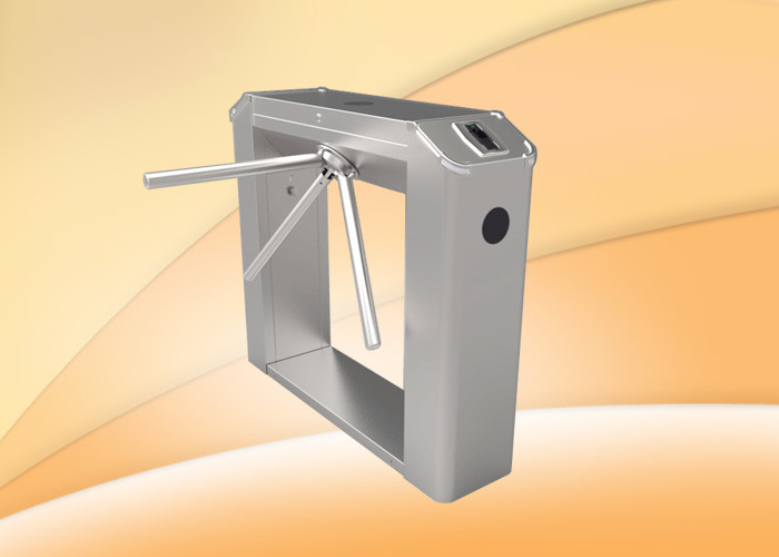 Semi - Automatic Stainless Steel Tripod Turnstiles With Controller / RFID Reader